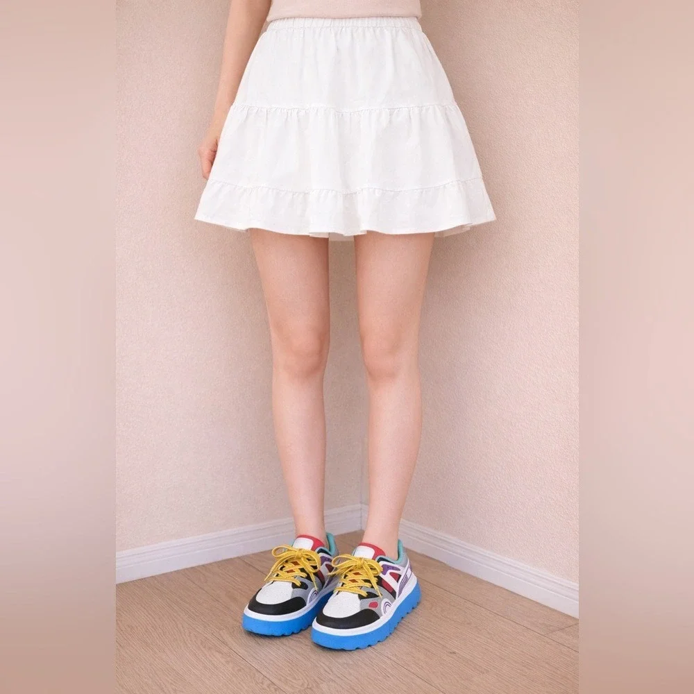 Forever Link Women's Multicolored Chunky Platform Sneakers Size 7.5